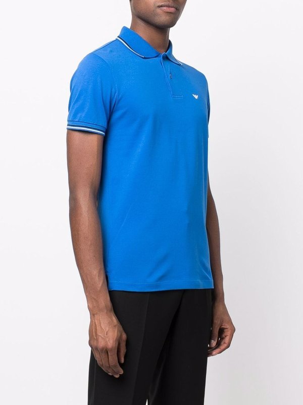 EMPORIO ARMANI buy online Logo cotton polo shirt