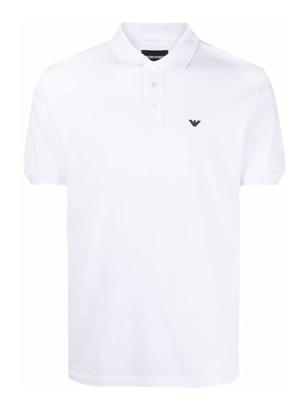 EMPORIO ARMANI: Poloshirts - Poloshirt - Weiß