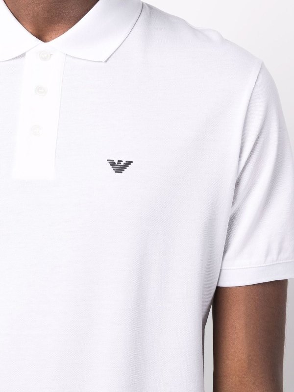 Poloshirt - Weiß shop online: EMPORIO ARMANI