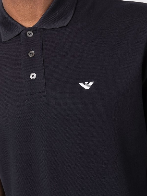 EMPORIO ARMANI buy online Logo cotton polo shirt