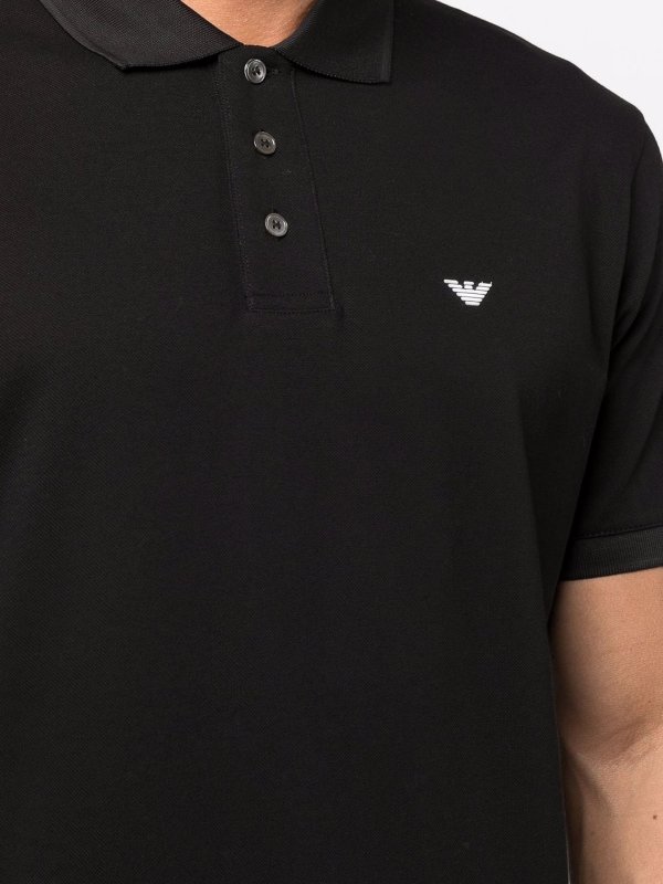 iKRIX EMPORIO ARMANI: polo shirts - Logo cotton polo shirt