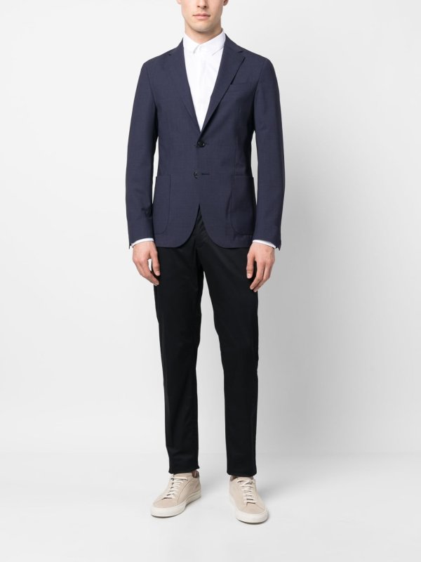 Pantalone chino in cotone shop online: EMPORIO ARMANI