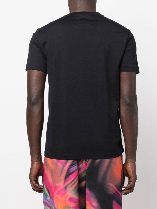 Logo cotton t-shirt shop online: EMPORIO ARMANI
