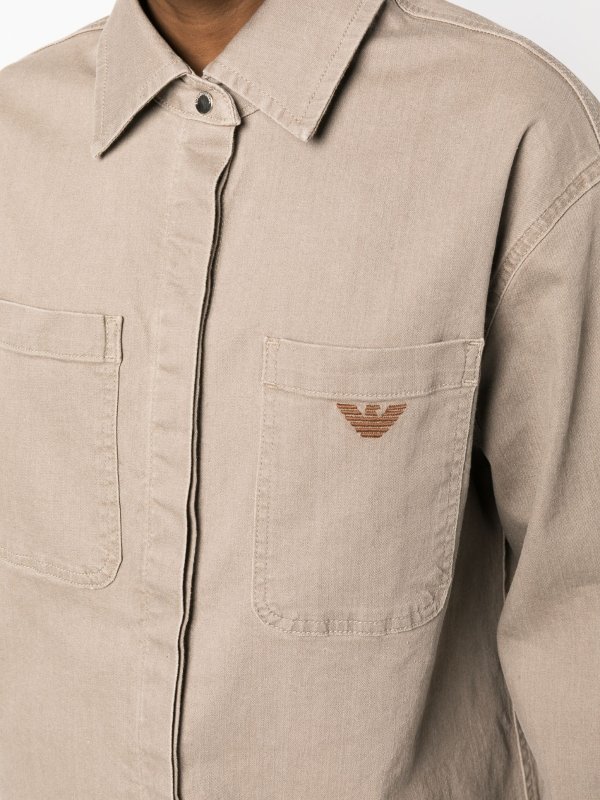 EMPORIO ARMANI: shirts online - Cotton shirt