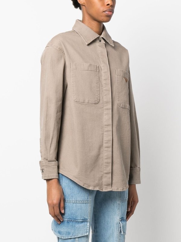 Cotton shirt shop online: EMPORIO ARMANI