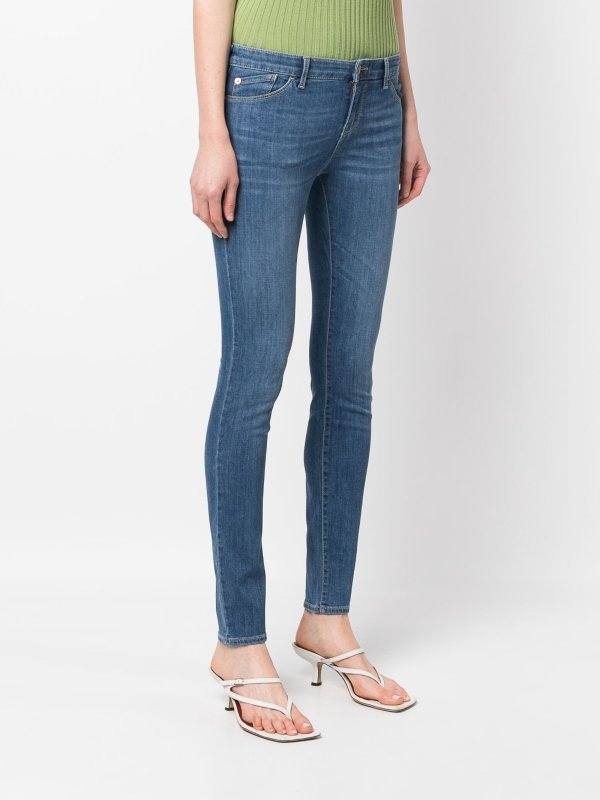EMPORIO ARMANI: skinny jeans online - Skinny denim cotton jeans