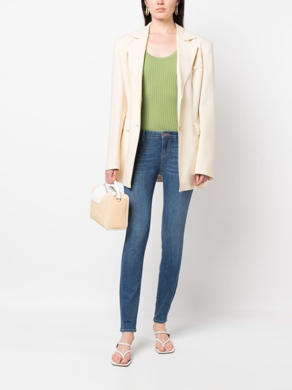 iKRIX EMPORIO ARMANI: skinny jeans - Skinny denim cotton jeans