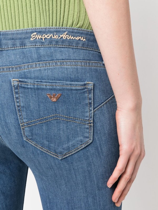 EMPORIO ARMANI buy online Skinny denim cotton jeans