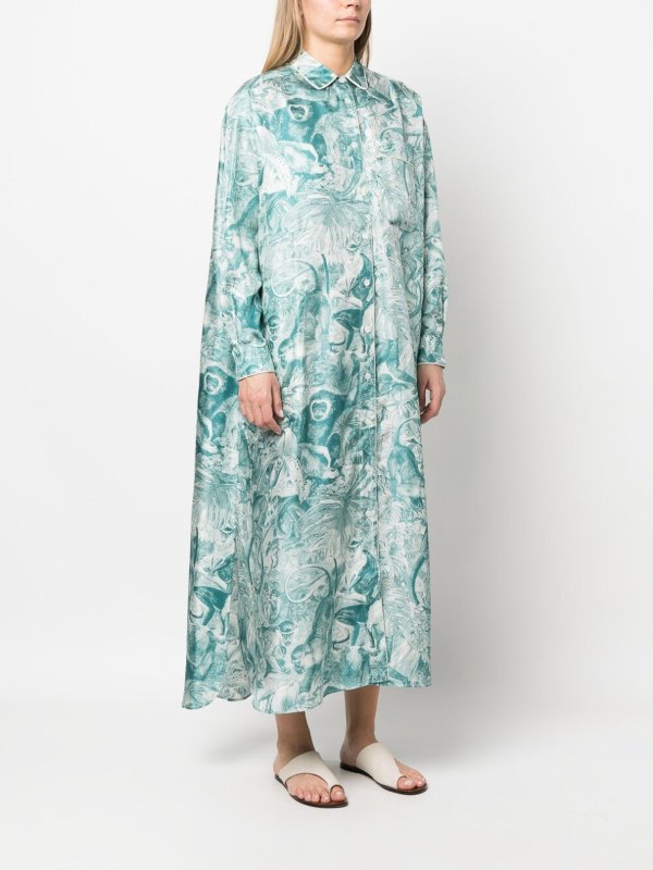 F.R.S FOR RESTLESS SLEEPERS: Maxi robe online - Chemise - Bleu