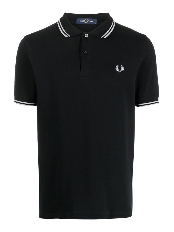 Fred Perry 黒 ポロシャツ SL10997-048_01-4677e6.jpg