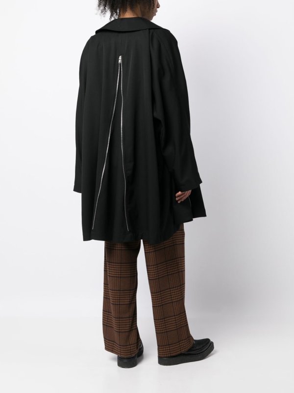 膝丈コート - 黒 shop online: COMME DES GARÇONS HOMMES PLUS