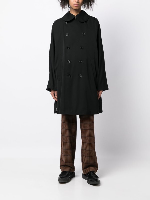 COMME DES GARÇONS HOMMES PLUS buy online 膝丈コート - 黒