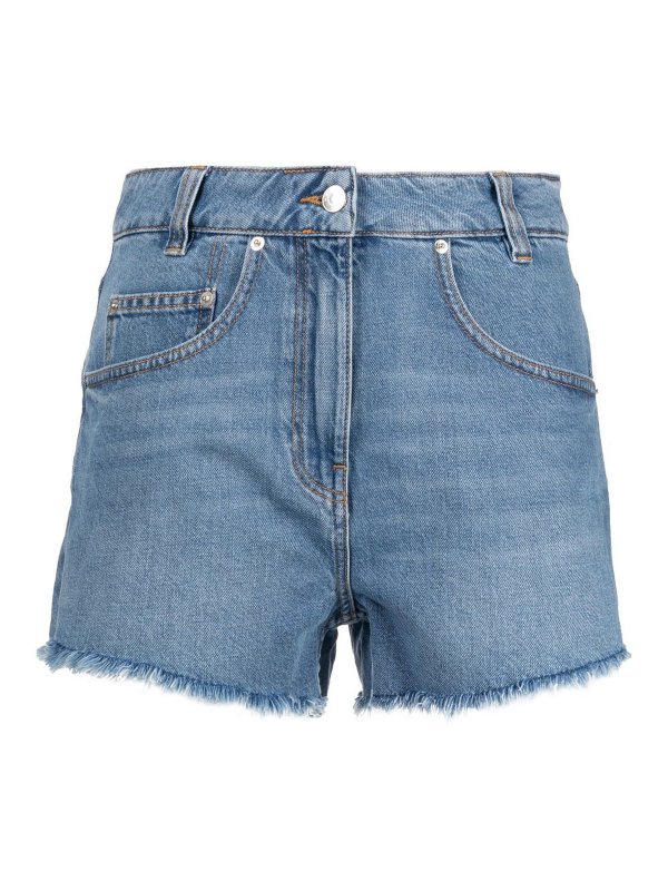 Iro: Trousers Shorts - Cotton denim shorts