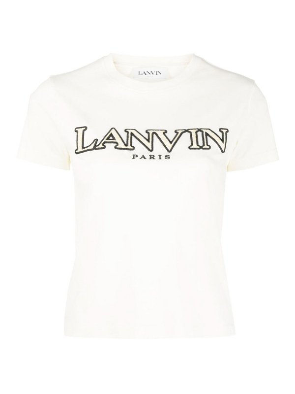 LANVIN: T-shirts - T-Shirt - Weiß