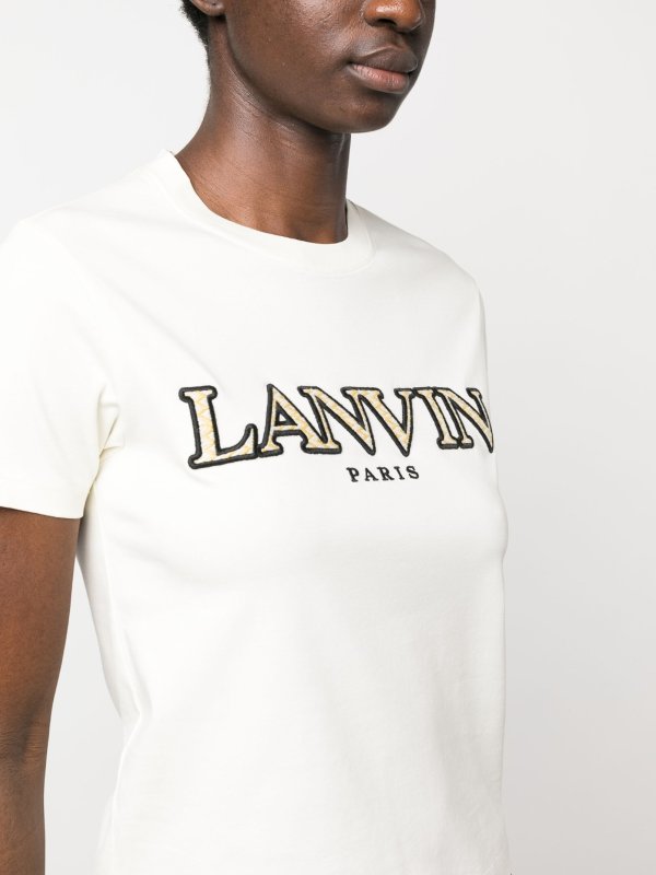 T-Shirt - Weiß shop online: LANVIN