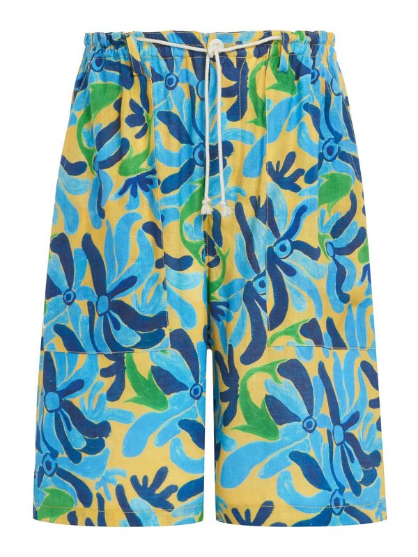 Marni: pantaloni shorts - Bermuda stampati