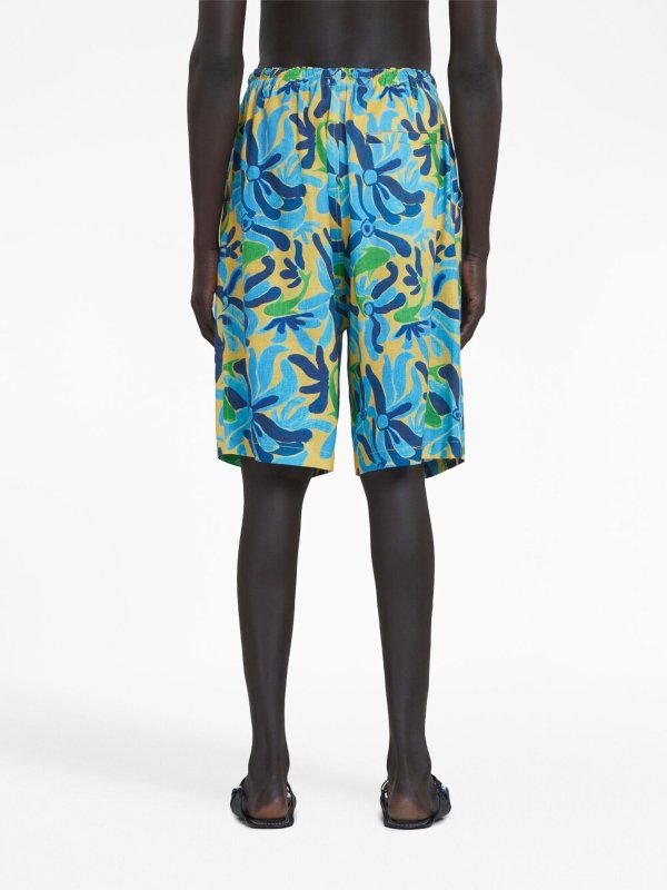 Marni: pantaloni shorts online - Bermuda stampati