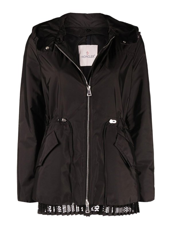 MONCLER: カジュアルジャケット - パーカー - 黒