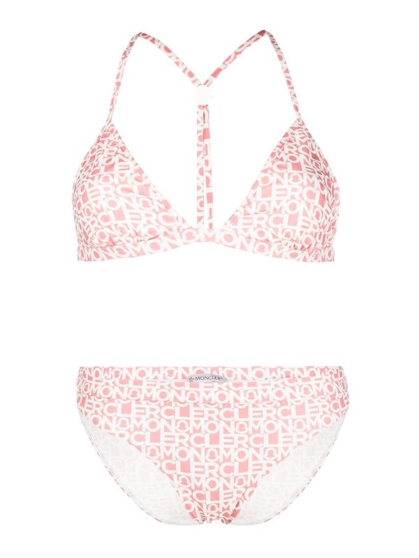 MONCLER: bikinis - Triangle bikini set