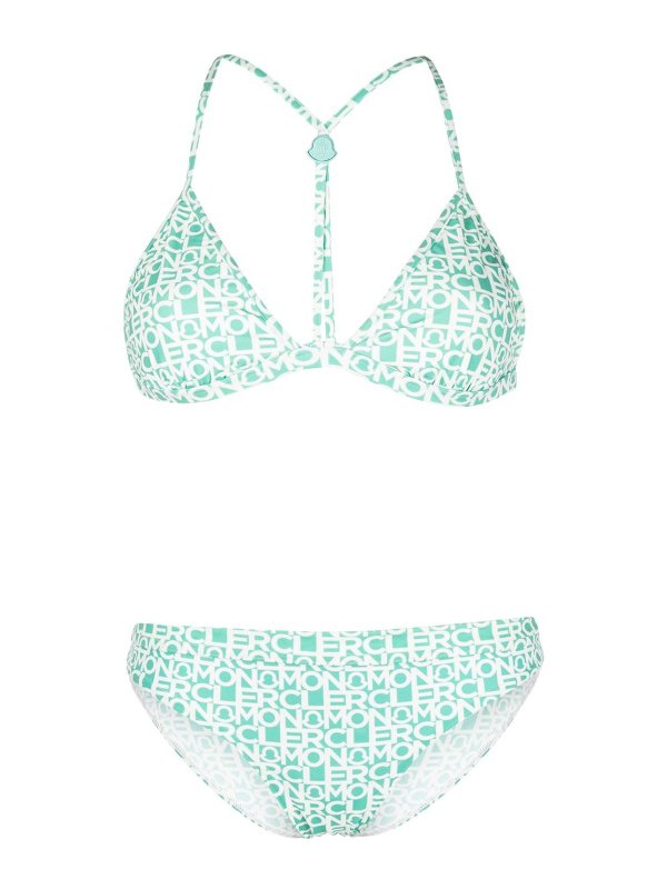 MONCLER: bikinis - Triangle bikini set