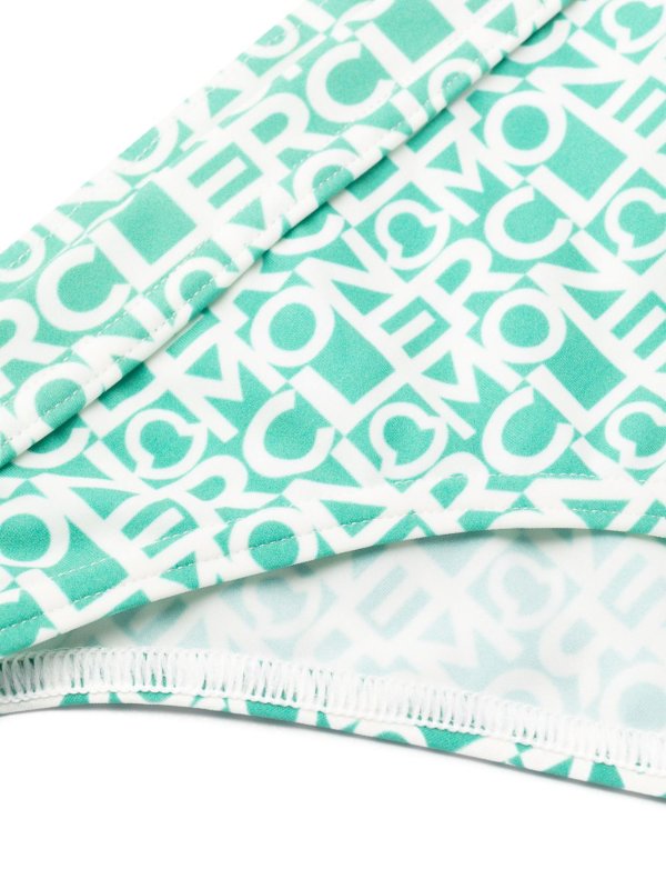 MONCLER: bikinis online - Triangle bikini set