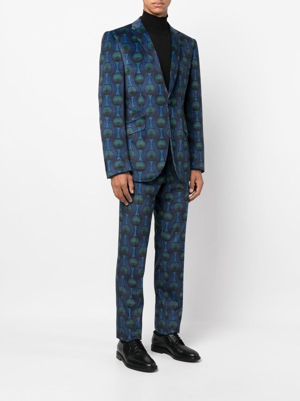 iKRIX OZWALD BOATENG: カジュアルスーツ - カジュアルスーツ - ブルー