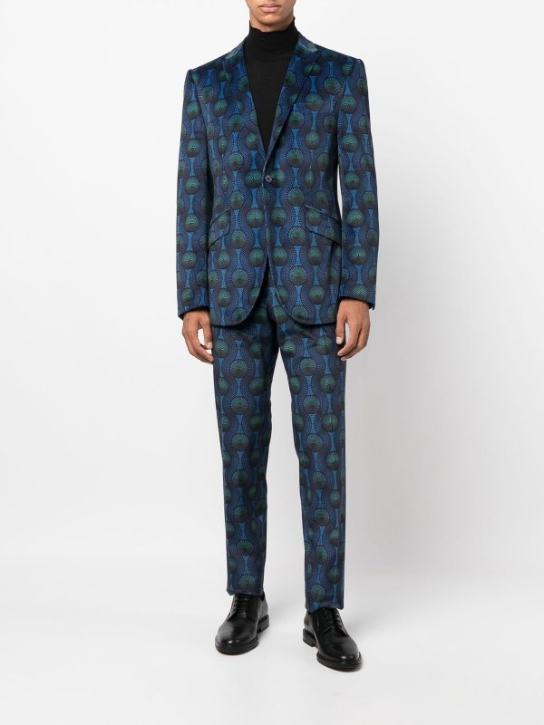 iKRIX OZWALD BOATENG: カジュアルスーツ - ブルー