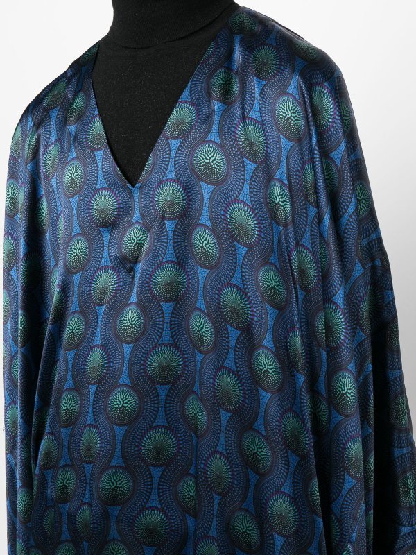 iKRIX OZWALD BOATENG: shirts - Printed silk kaftan