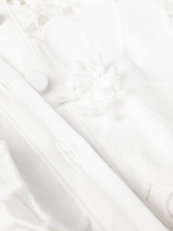 Self Portrait: Vestidos media pierna online - Vestido Midi - Blanco