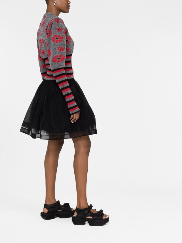iKRIX SIMONE ROCHA: Knee length skirts & Midi - Layered ruffle tutu skirt