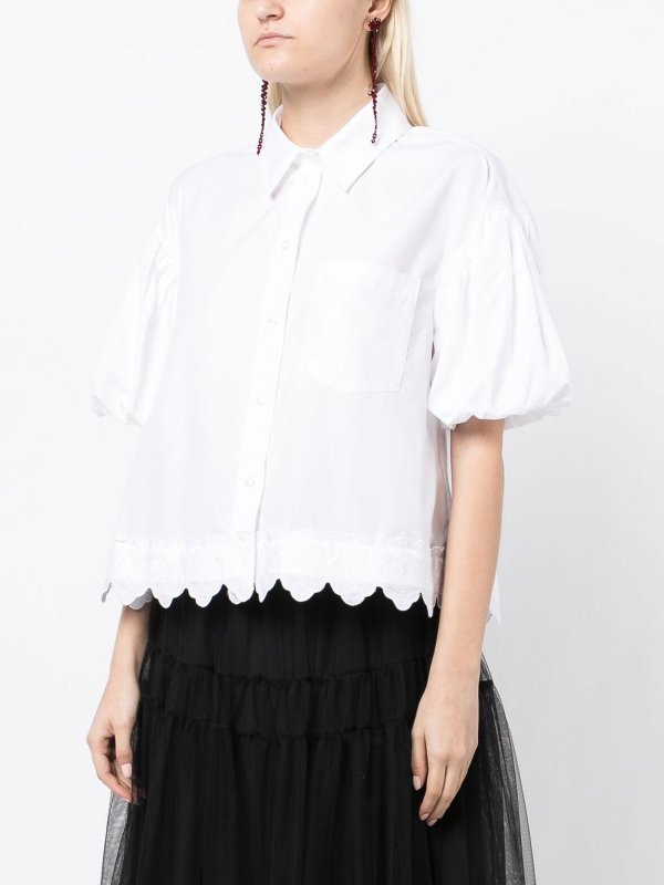 iKRIX SIMONE ROCHA: camicie - Camicia in popeline di cotone
