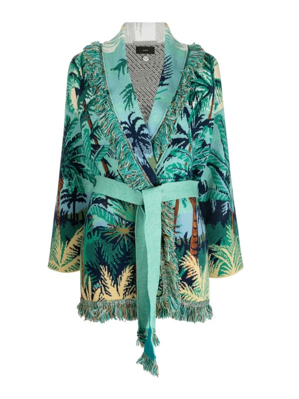 ALANUI: Cardigans - Cardigan - Grün