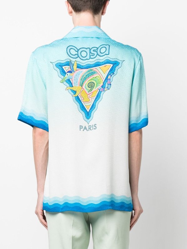 CASABLANCA: シャツ online - シャツ - ブルー