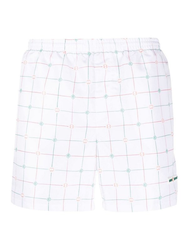 CASABLANCA: トラウザーショーツ - ショートパンツ - 白