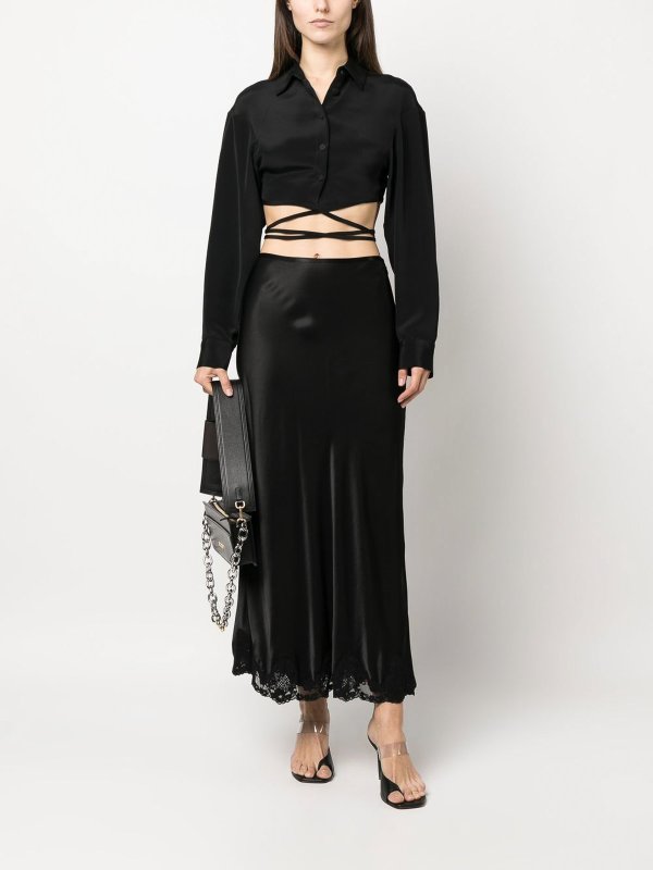 iKRIX CHRISTOPHER ESBER: shirts - Cropped silk shirt