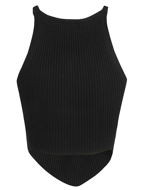 Courreges: Tops y camisetas sin mangas online - Top - Negro