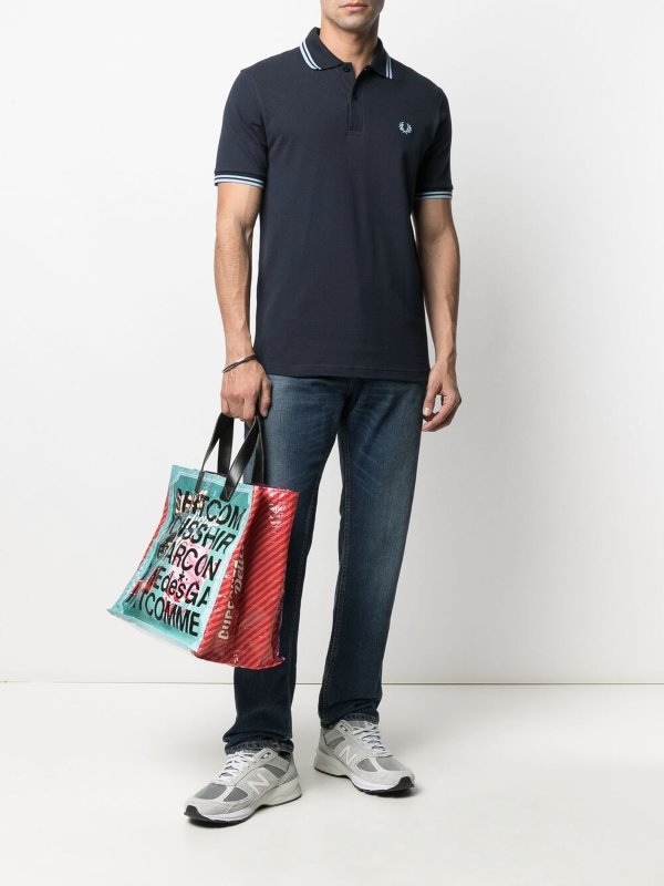 ポロシャツ - ブルー shop online: FRED PERRY