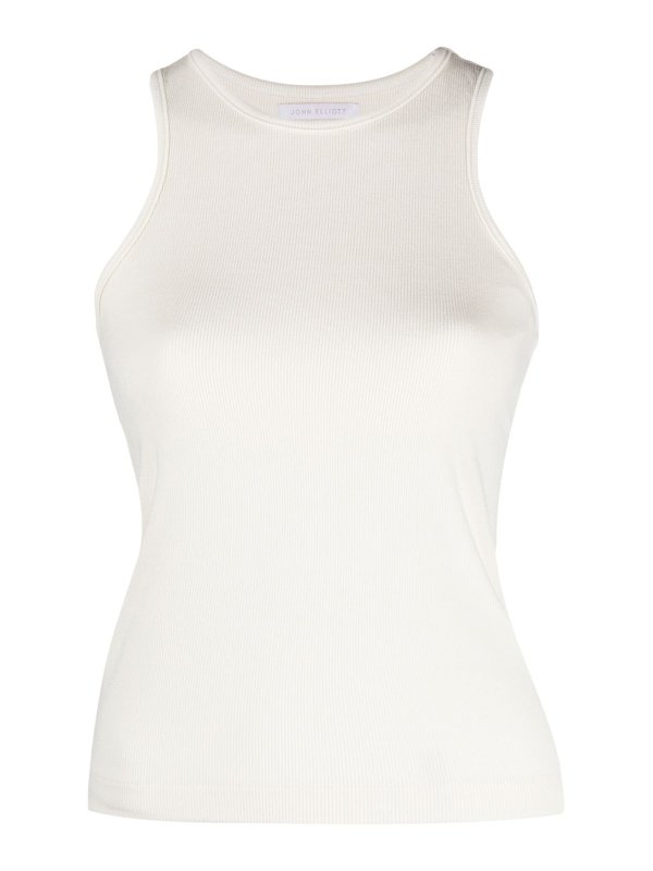JOHN ELLIOTT: Tops y camisetas sin mangas - Top - Blanco
