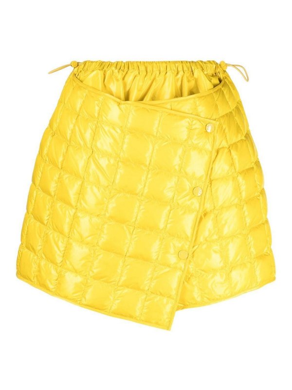 MONCLER: Minifaldas - Minifalda - Amarillo