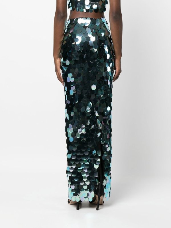 NEW ARRIVALS: Knee length skirts & Midi online - Sequin maxi skirt
