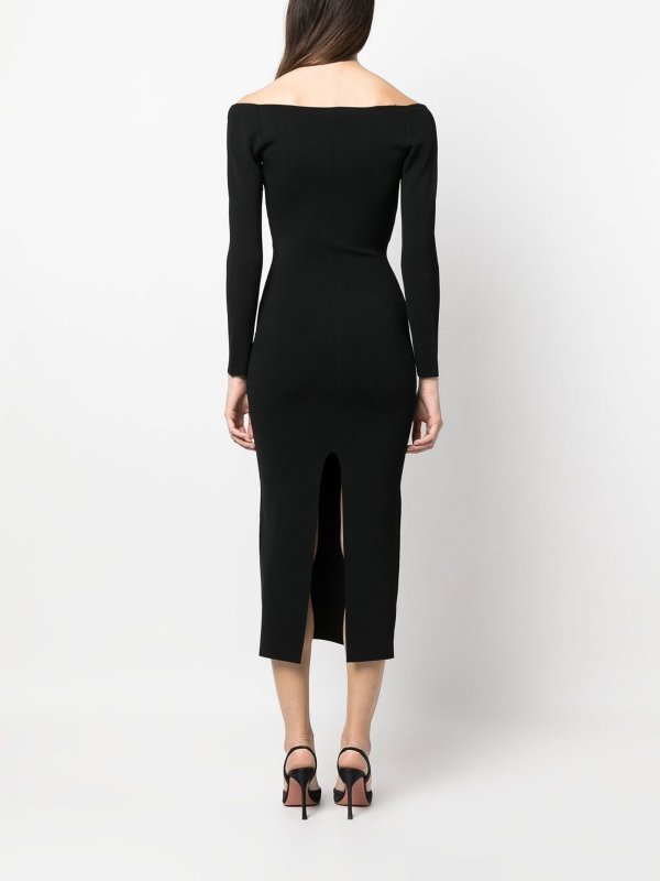ROLAND MOURET: Vestidos media pierna online - Vestido Midi - Negro