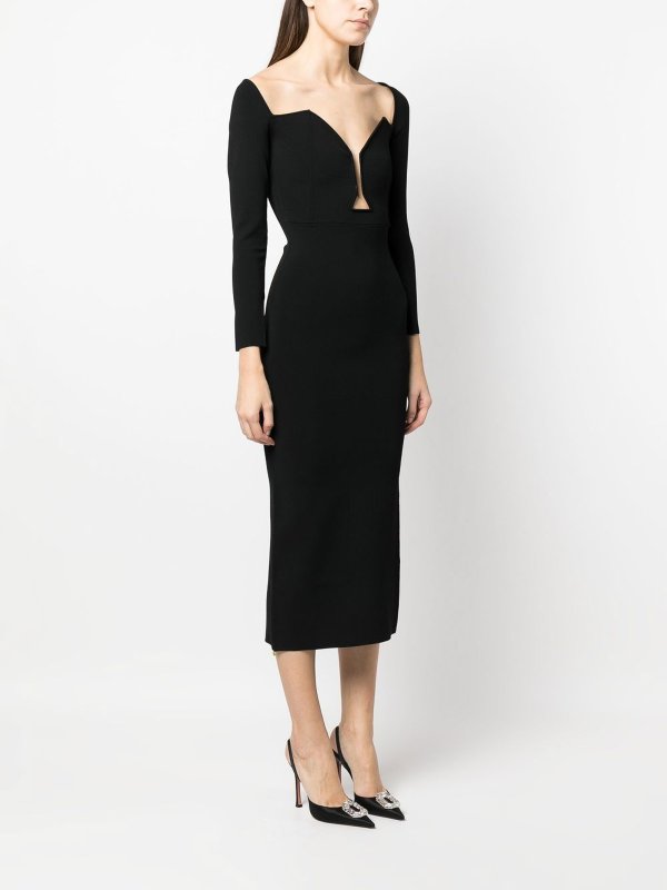 iKRIX ROLAND MOURET: Vestidos media pierna - Vestido Midi - Negro