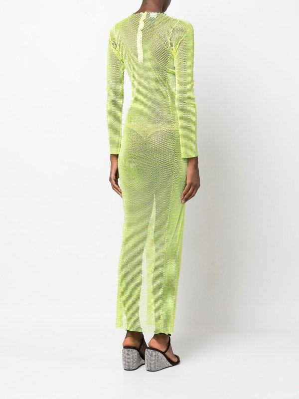 膝丈ドレス - 緑 shop online: SANTA BRANDS