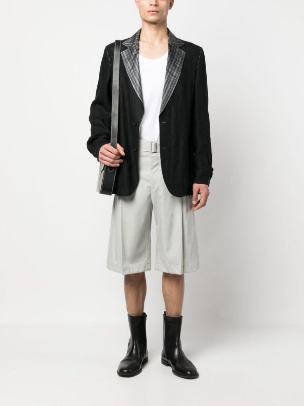 Wool blend shorts shop online: ETUDES