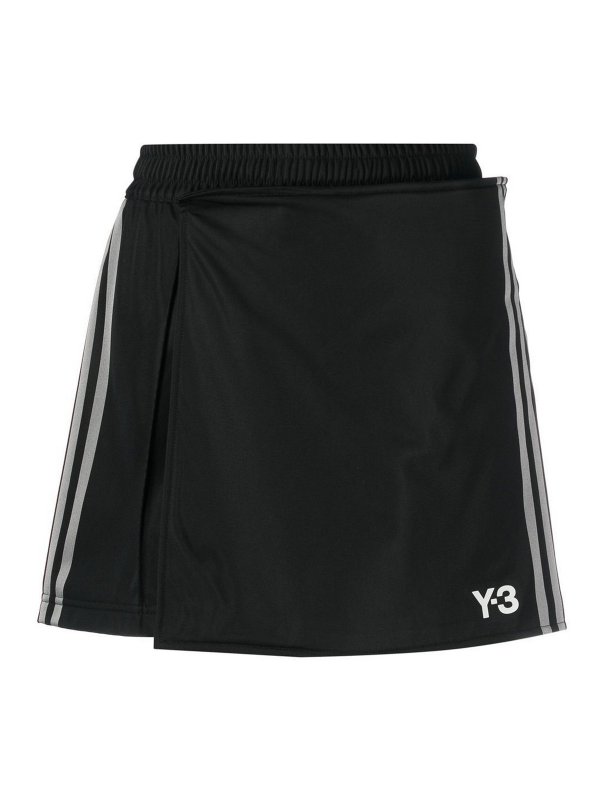 Y-3: Trousers Shorts - Logo skort