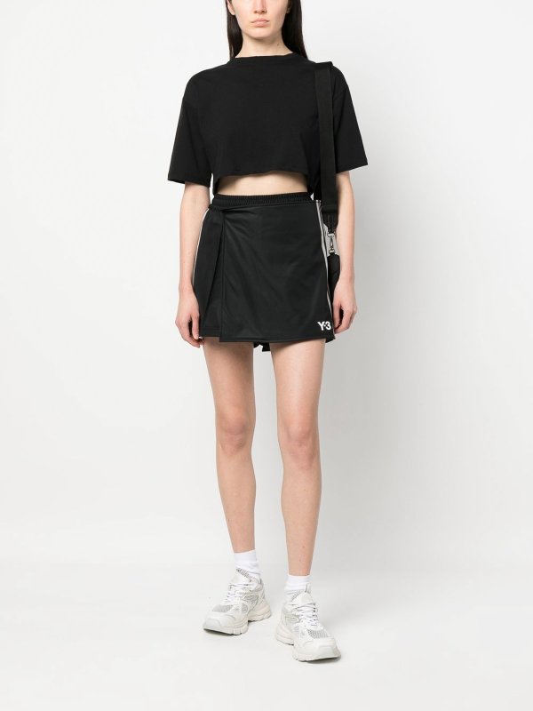 iKRIX Y-3: Trousers Shorts - Logo skort