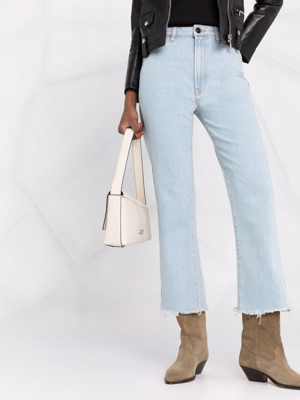 iKRIX 3X1: flared jeans - Emma destroyed denim jeans