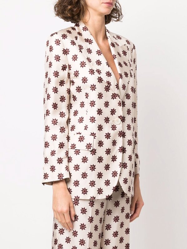 ALBERTO BIANI: blazers online - Double-breasted silk jacket