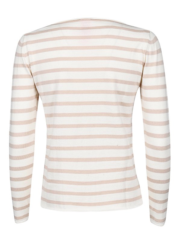 ALESSANDRO ASTE: Strickpullover mit Rundhalsausschnitt online - Rundhalspullover - Beige