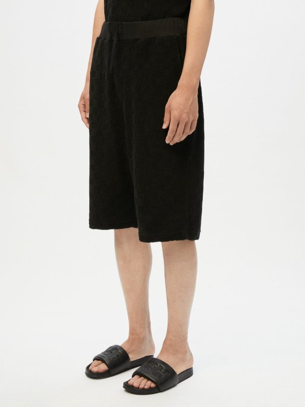 iKRIX AMBUSH: Trousers Shorts - Cotton logo sweat shorts